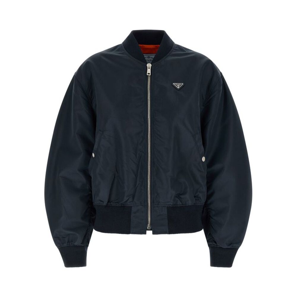 Prada Women Twill Bomber Jacket